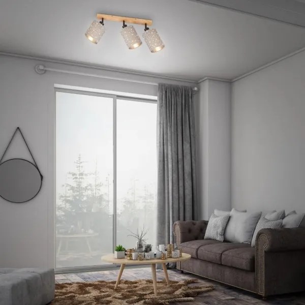 Spot Briloner 2078-031 SPOTLIGHT 3xE27/25W/230V bej