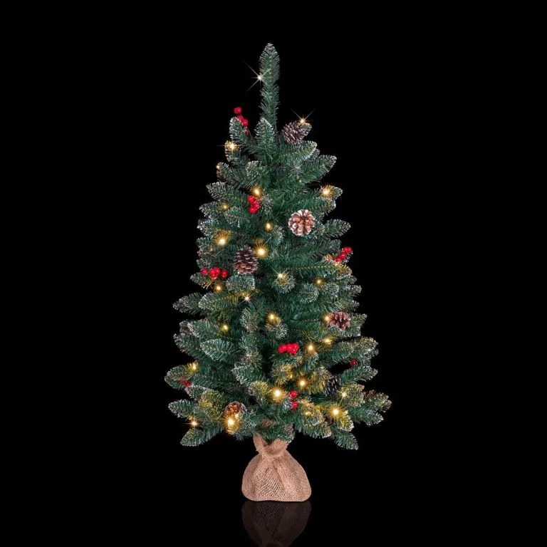 Pom de Crăciun cu luminițe - 90 cm, 50 LED-uri