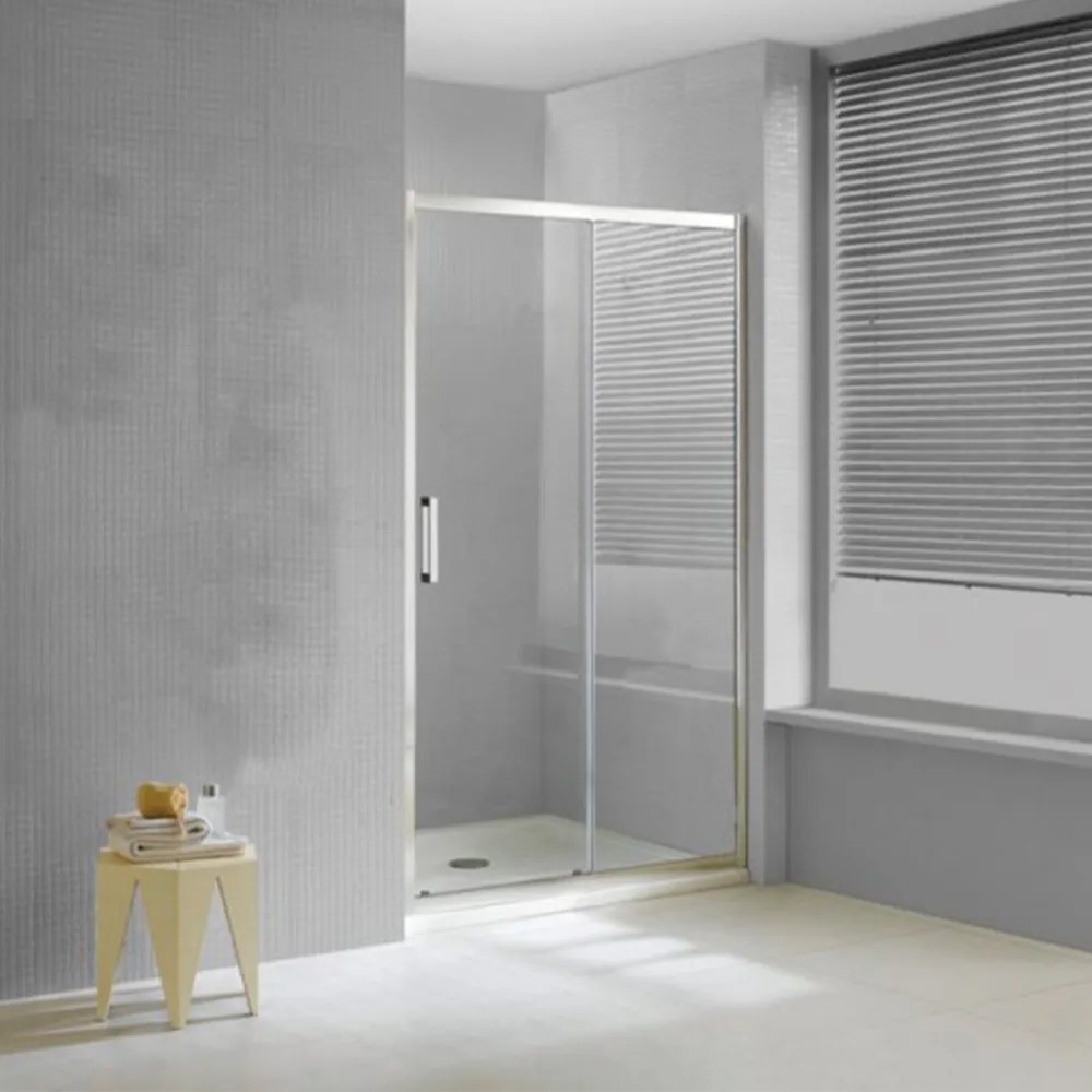 Ușă de duș glisantă Premier cu finisaj Easy Clean 100x190 cm
