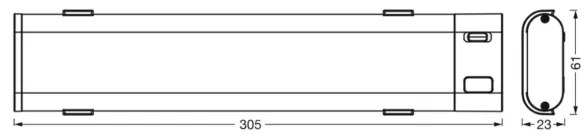 Corp de iluminat LED dimabil cu senzor UNDERCABINET LED/9W/230V Wi-Fi Ledvance