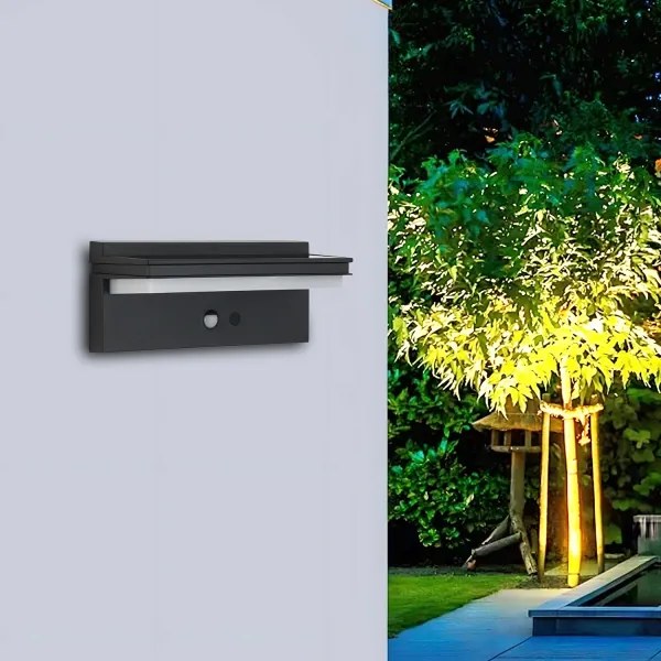 Aplică LED solară cu senzor SUN SENSE LED/10W/3,7V 4000 mAh IP44