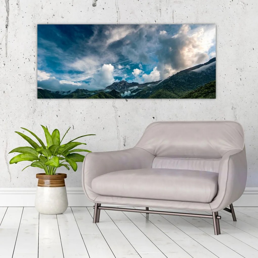 Tablou cu munții (120x50 cm)