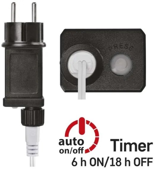 Ghirlandă LED de exterior, 40 LED, 9 m, IP44, albastră