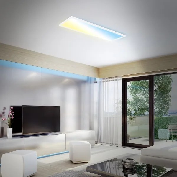 Plafonieră LED dimabilă Briloner 7403-016 SLIM LED/23W/230V 2700-6500K + telecomandă