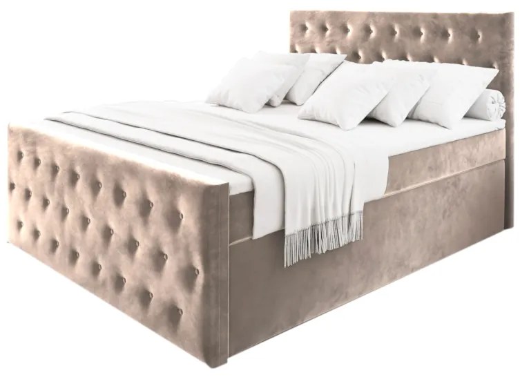 Expedo Pat tapitat boxspring FENDI, 180x200, casablanca 4