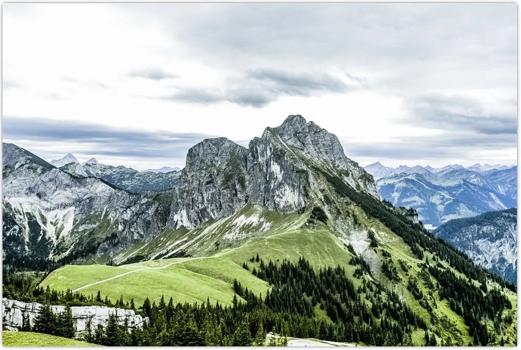 Tablou - Crestele munților (90x60 cm)