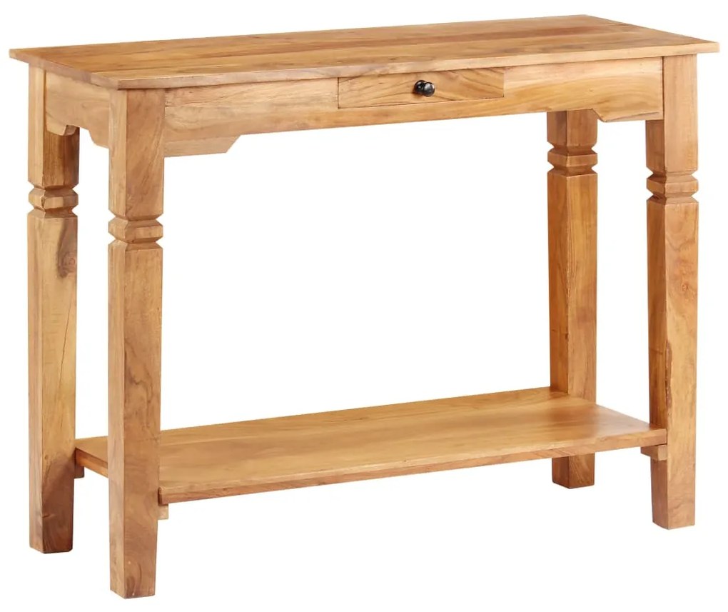 338033 vidaXL Masă consolă, 100x40x76 cm, lemn masiv de acacia