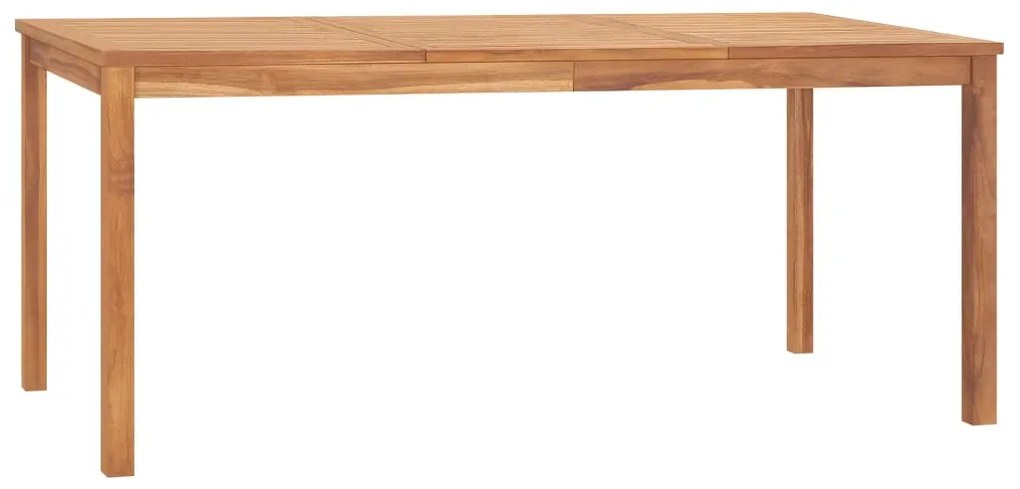 vidaXL Masă de grădină, 180x90x77 cm, lemn masiv de tec