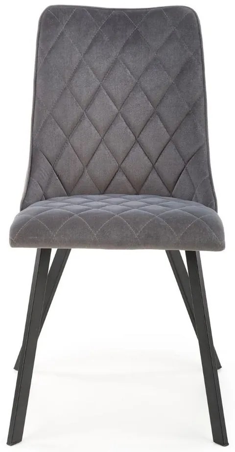 Scaun de bucaterie Nyx, gri/negru