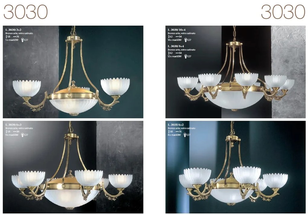 Candelabru clasic design italian realizat manual 3030