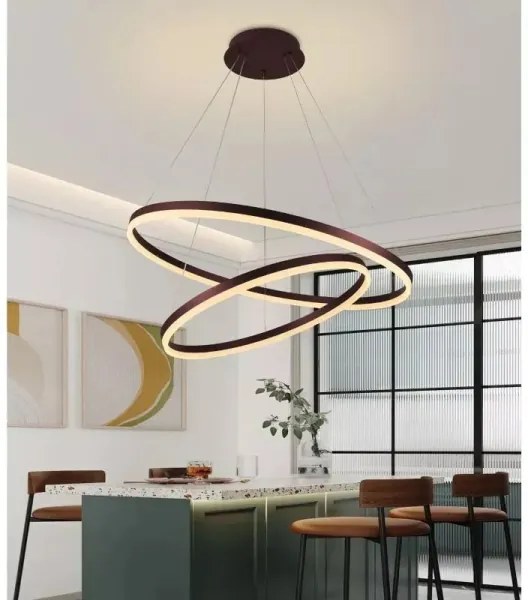 Lustră LED dimabilă pe cablu LED/100W/230V 3000-6500K + telecomandă