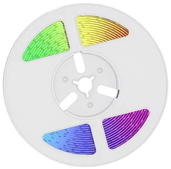 Bandă LED RGB solară dimabilă LED/1,2W/3,7V IP67 5m