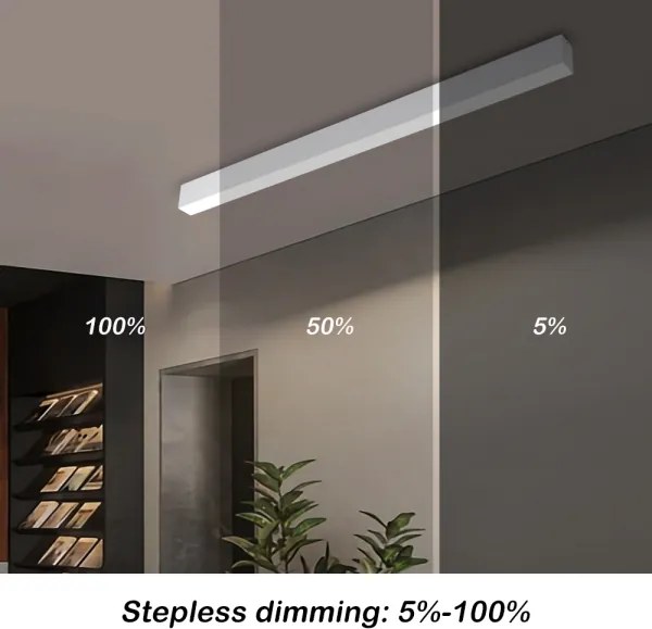 Brilagi - Plafonieră LED cu dimmer SLEEKLINE LED/40W/230V Wi-Fi Tuya albă+telecomandă