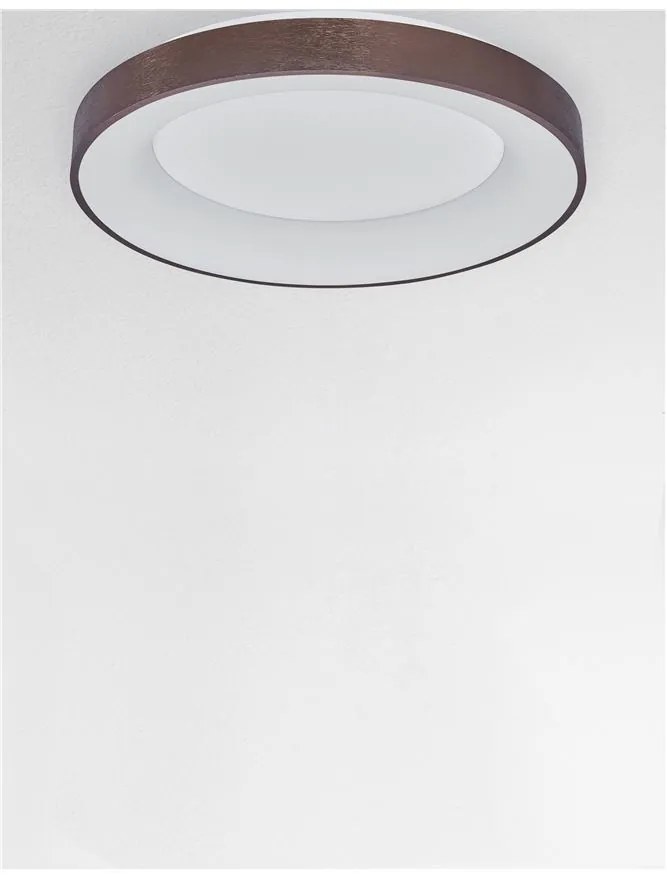 Plafoniera LED 3000K moderna 60cm RANDO THIN maro NVL-9353855