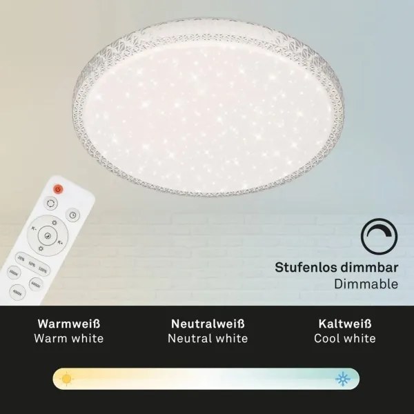 Briloner 3412-016 -LED Plafonieră LED reglabilă/24W/230V 3000-6000K Ø 39 cm