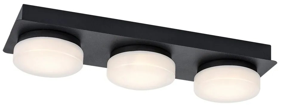 Plafoniera LED pentru baie design modern IP44 Attichus negru, alb