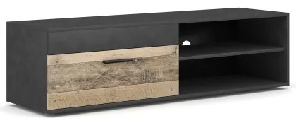 Mobilier pentru living BRICK maro/negru