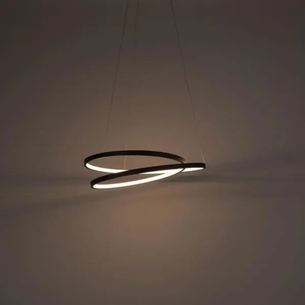 Lustră LED dimabilă pe cablu ROMAN LED/30W/230V neagră Paul Neuhaus 2472-18