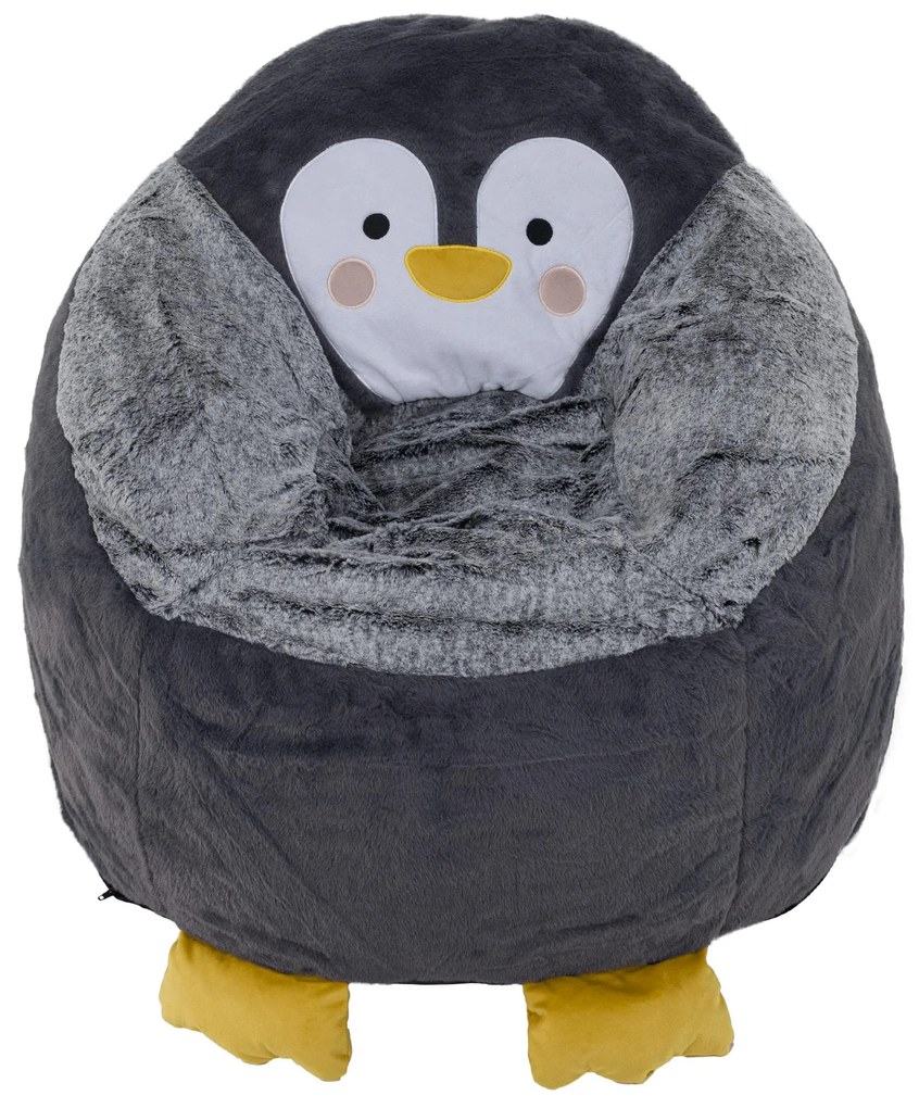 Fotoliu puf Permitira (gri) (pinguin). 1116453