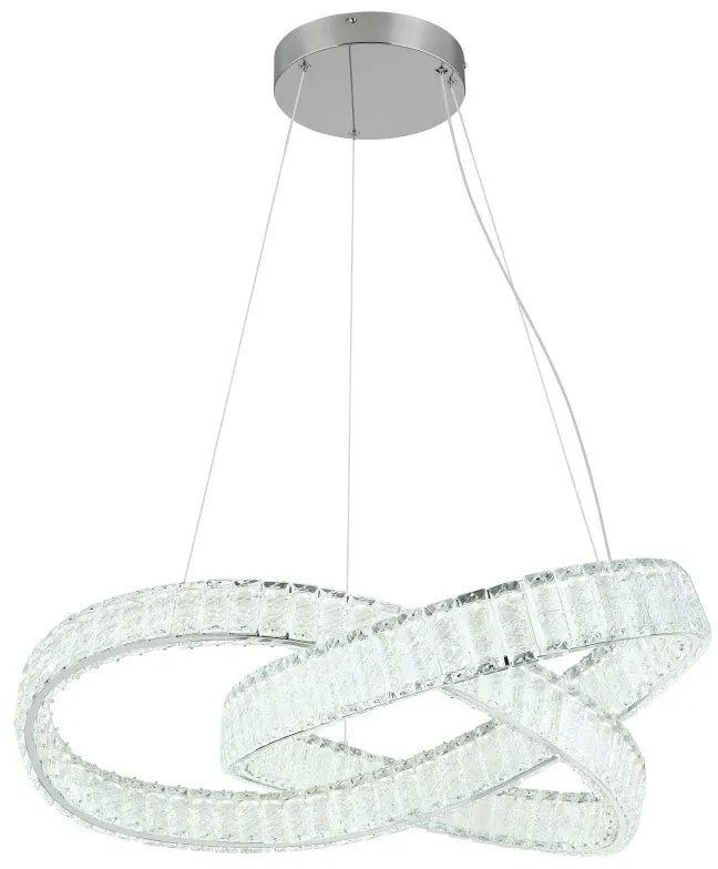 Lustra LED dimabila cu telecomanda cristale K5 MUCKY