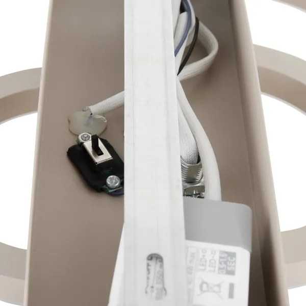 Globo 48040-40SA-LED Plafonieră dimabilă DARRYL I LED/40W/230V dim.: 35 x 33 cm bej + telecomandă