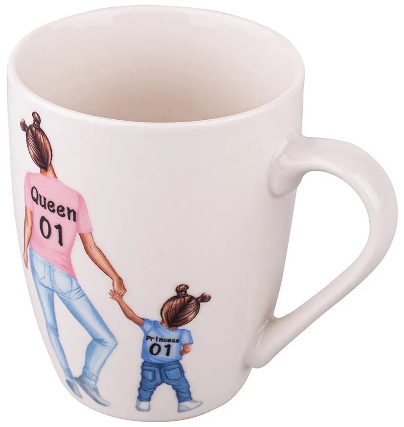 Cană din porțelan Altom Queen - girl, 300 ml