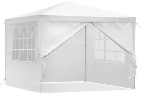 CORT PAVILION DE GRĂDINĂ 3x3 110g/m2 ALB GARDEN