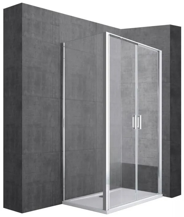 Cabina dus Quest silver - 80x100 cm BF25