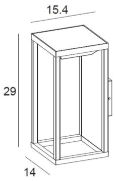 Corp de iluminat LED solar Lucide 27891/02/30 LED TENSO SOLAR LED/2,2W IP54