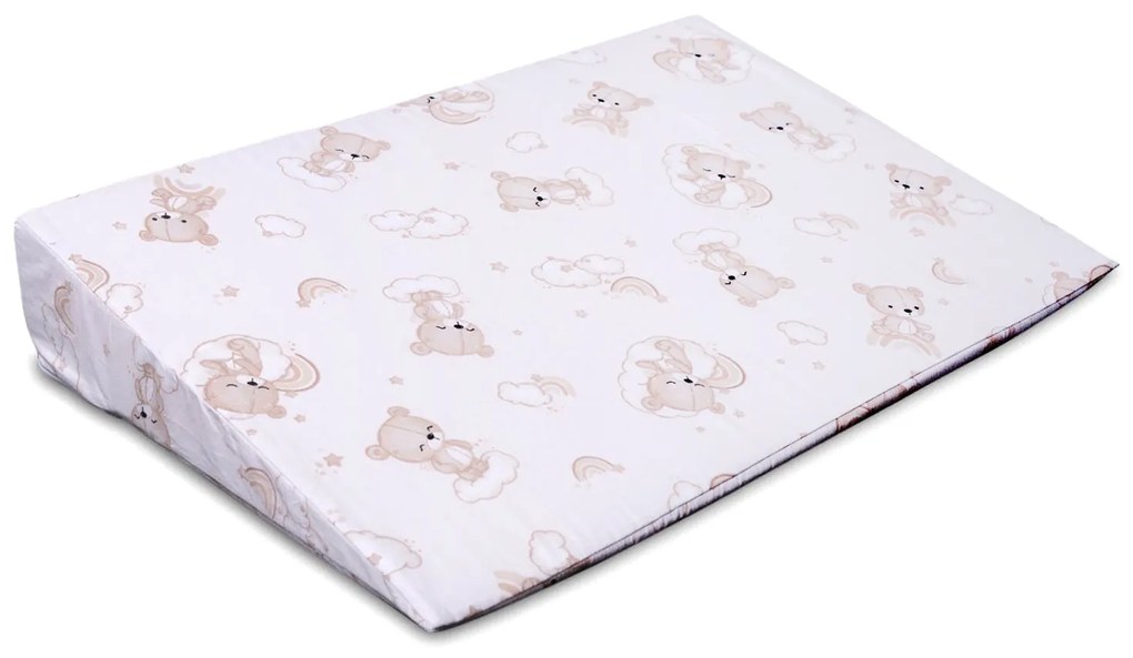 Perna antireflux cu husa detasabila bumbac 40x59 cm Kidizi Sleepy Bear