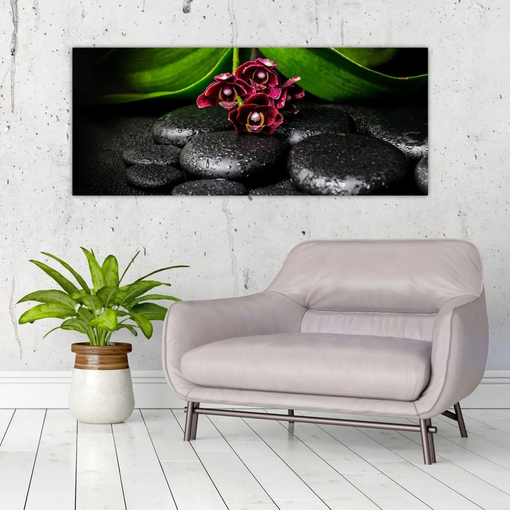 Tablou - Pietre de lavă (120x50 cm)