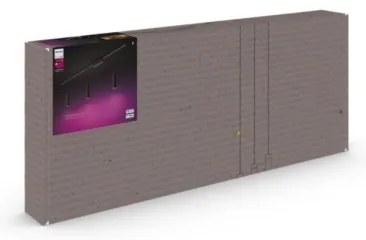 Philips - Set de 3 corpuri de iluminat LED RGBW, reglabile, pentru șină Hue LED/15,6W/230V