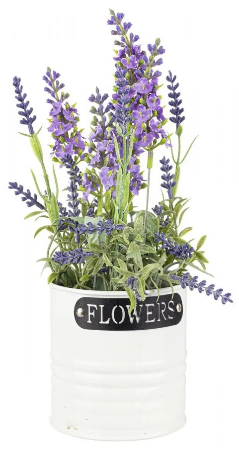 Floare artificiala Careen Lavender, Bizzotto, Ø10.5x28 cm, mov