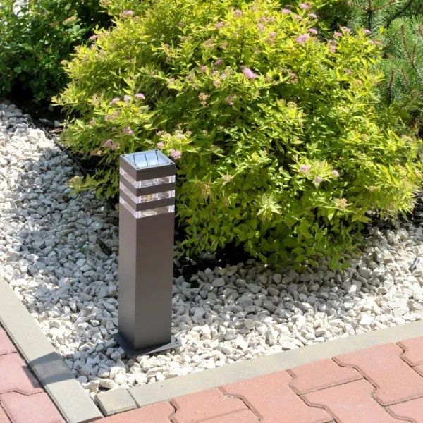 Lampă de exterior LED RGBW reglabilă TEKSAS 1xE27/9W/230V, 44 cm, IP44, antracit