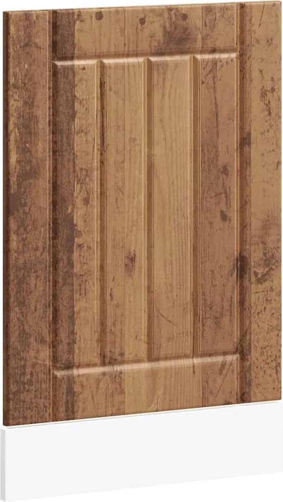 vidaXL Panou pentru mașină de spălat vase „Lucca” Lemn vechi, lemn