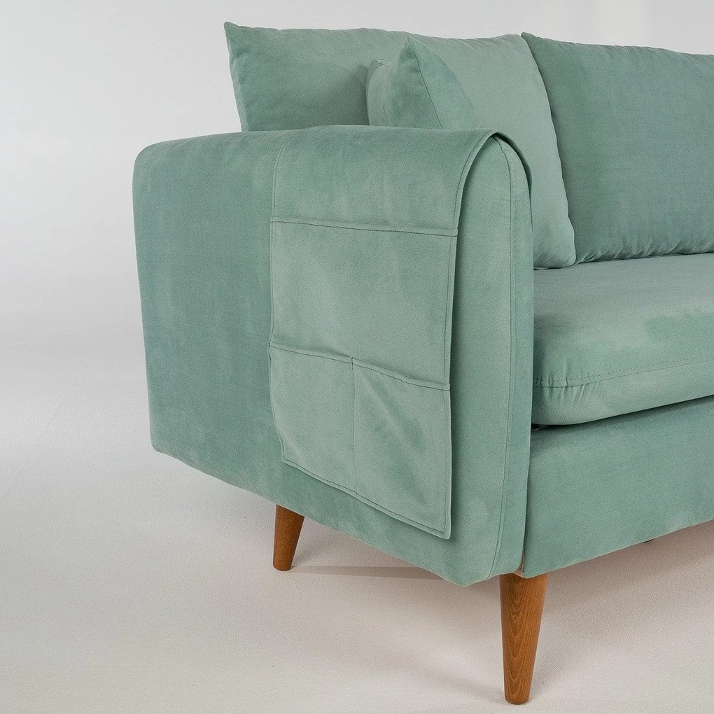 Canapea Fixa cu 3 locuri Eftal, 215 x 91 x 85 cm
