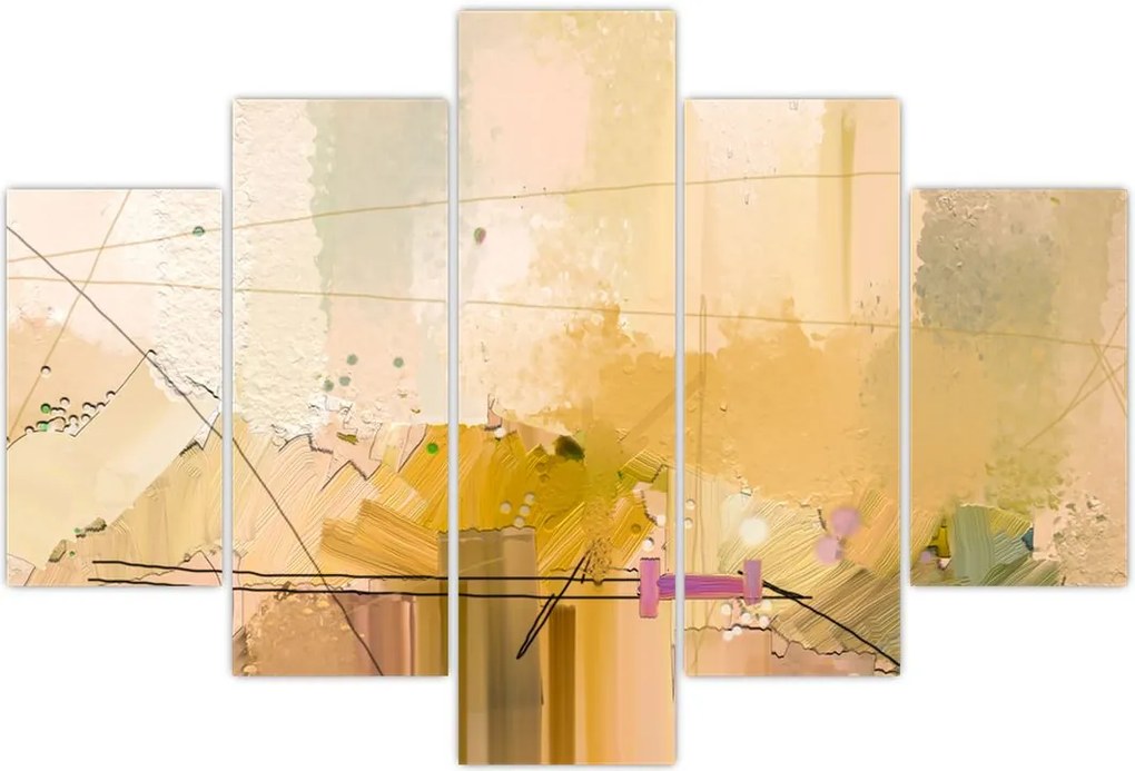 Tablou - Abstract, pictură în ulei (150x105 cm)