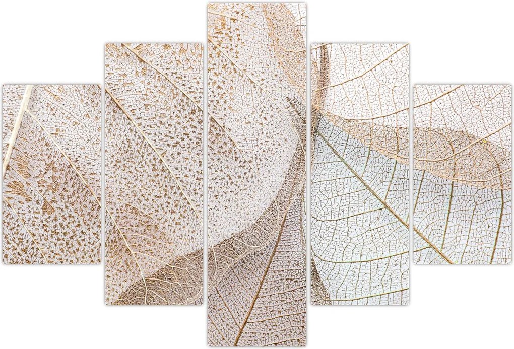 Tablou - Frunze bej (150x105 cm)