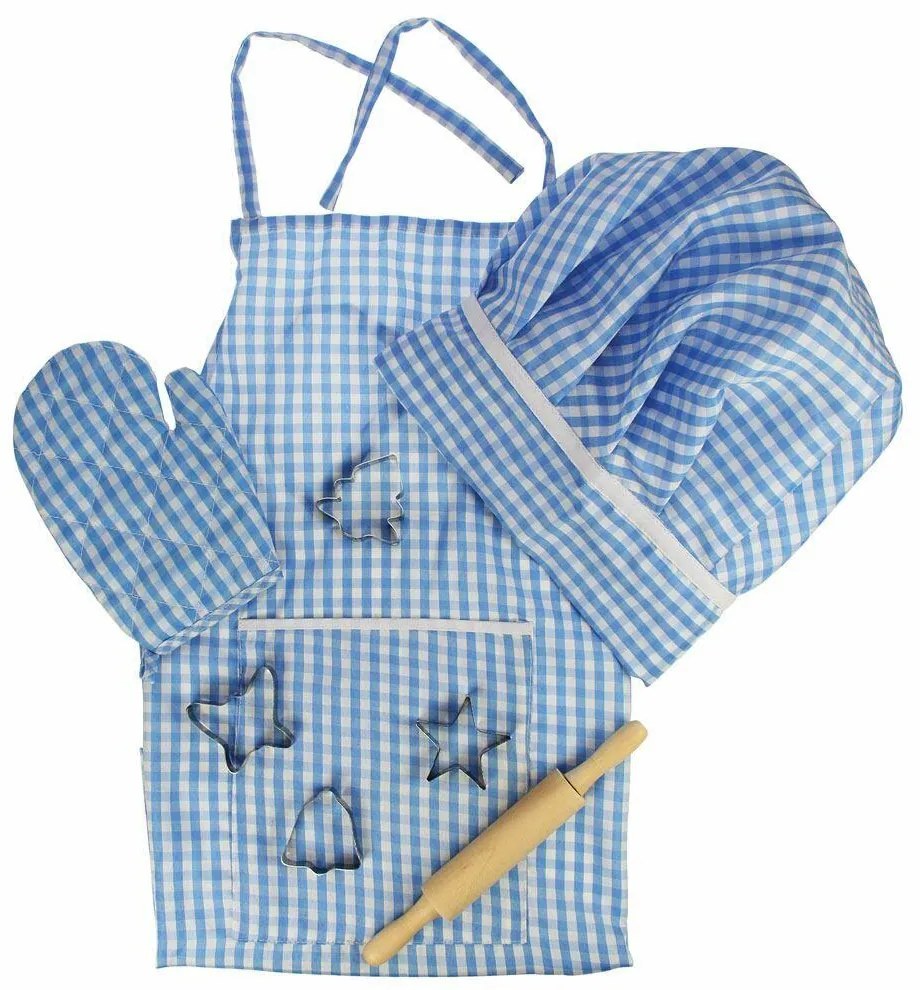 SET SORTULET SI ACCESORII - ALBASTRU - BIGJIGS (BJ610)