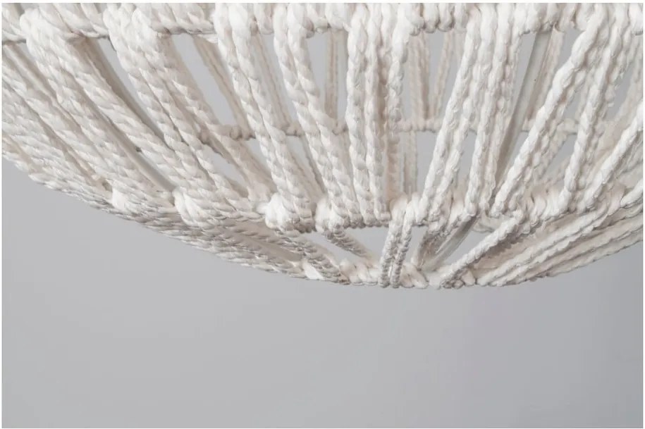 Lustră Zuiver Cable, Ø 60 cm, alb