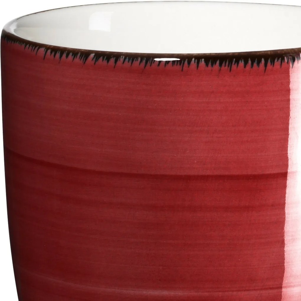 Mäser Set of 6 Bel Tempo mugs 380 ml, red