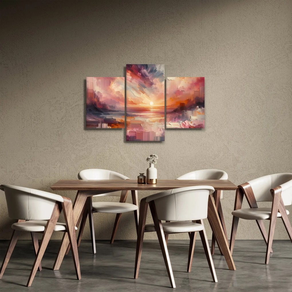Tablou - Răsărit pictat (90x60 cm)