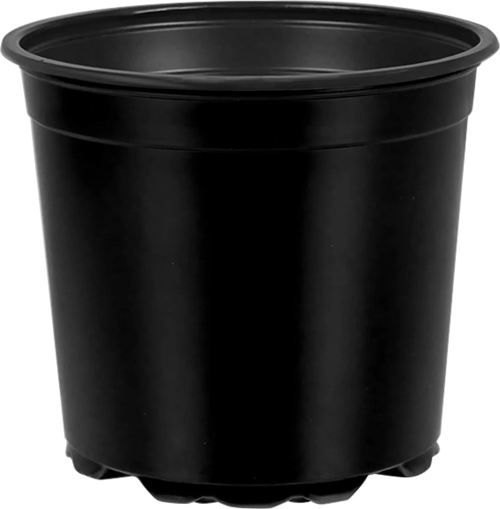 vidaXL Vaza pentru flori 100 pcs Negru Ø 15 x 13 cm Plastic