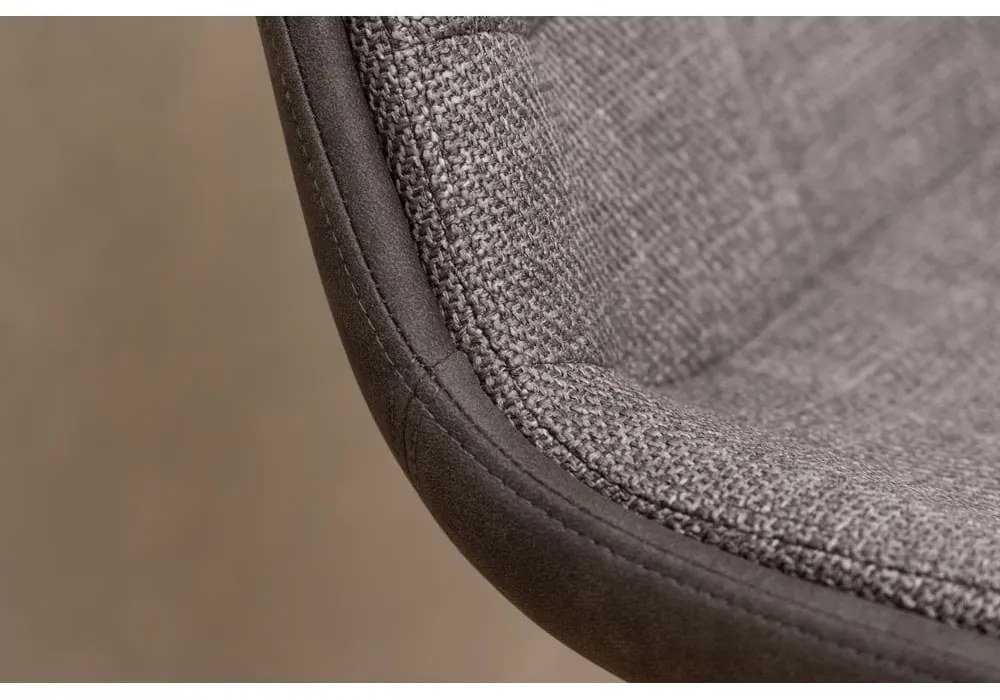 Scaun de bar gri cu înălțime ajustabilă (înălțime șezut 86 cm) Adisa – Actona