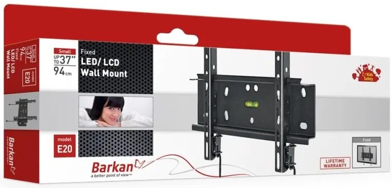 Suport TV perete Barkan fix 13-43" 40kg