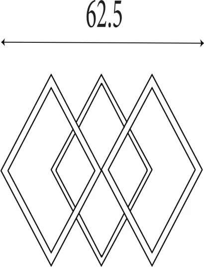 Searchlight 83510GO - Plafonieră LED dimabilă FENCE LED/25W/230V