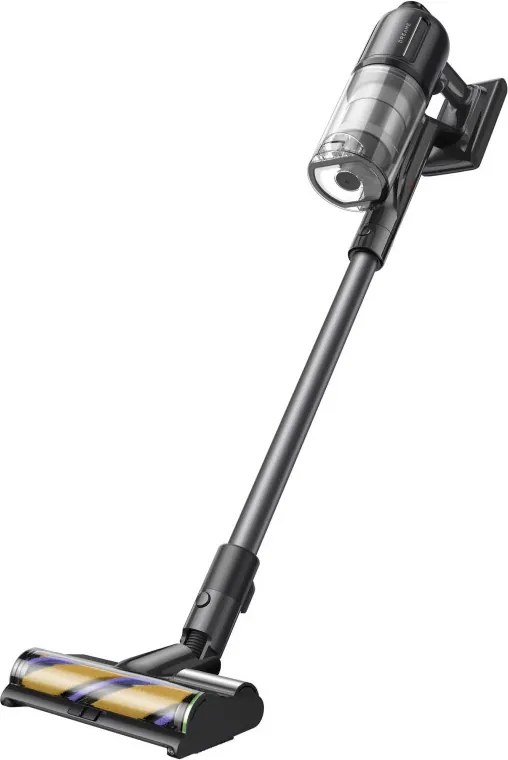 Aspirator vertical fara fir Dreame R20 Ultra AquaCycle, 200AW, 5 trepte , 0,35/0,4/0,6 L, 90 min, HEPA, Afisaj LCD, Motor fara perii, Negru