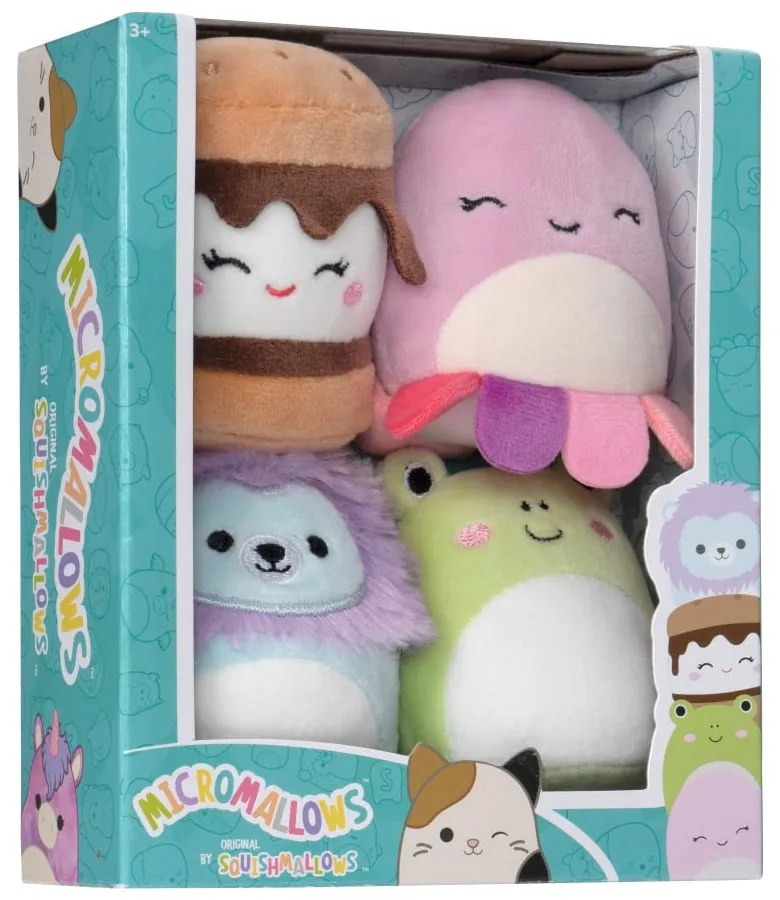 Jucării de pluș 4 buc. Micromallows 4Pack – SQUISHMALLOWS