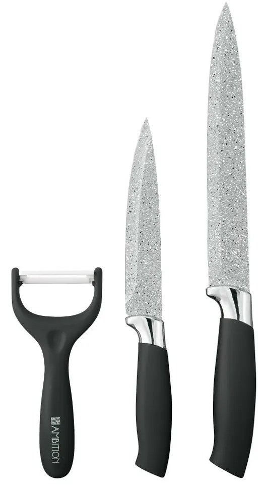 Set 2 cutite ceramica + curatator legume, Granite