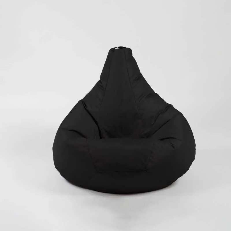 Fotoliu puf copii, Nirvana Light Pufrelax, Material Impermeabil - Negru